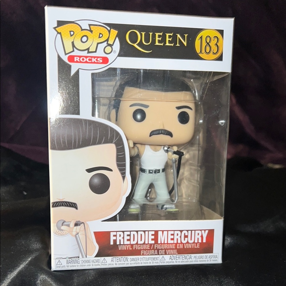 Funko Pop! Rocks Queen Freddie Mercury Figure #183